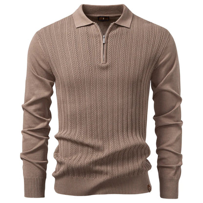 Riadin™ | Polo zippé texturé