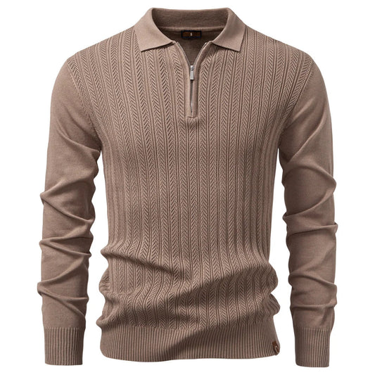 Riadin™ | Polo zippé texturé
