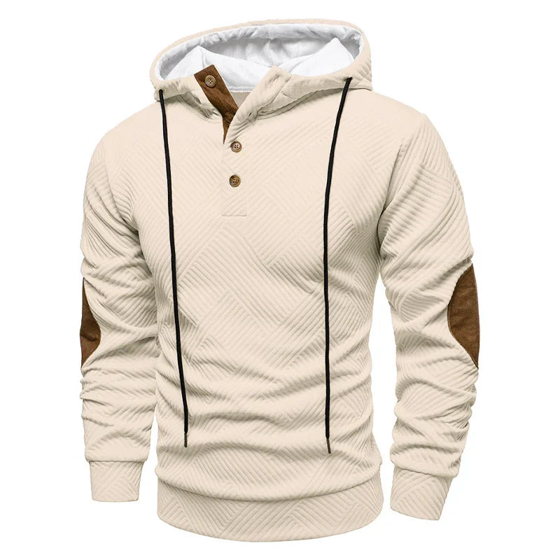 MANSSINO™ | Slim-Fit Half-Button Hooded