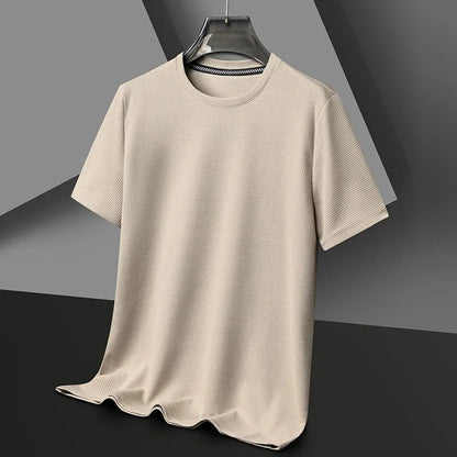MONVIEL™ | Men's Waffle-Knit Crew Neck T-Shirt