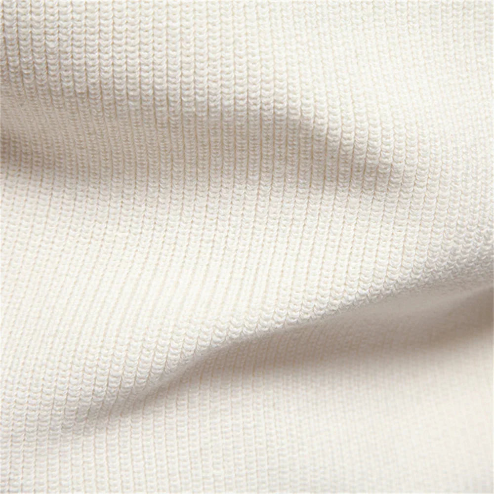 MANSSINO™ | Men's Cotton Zip-Neck Pullover