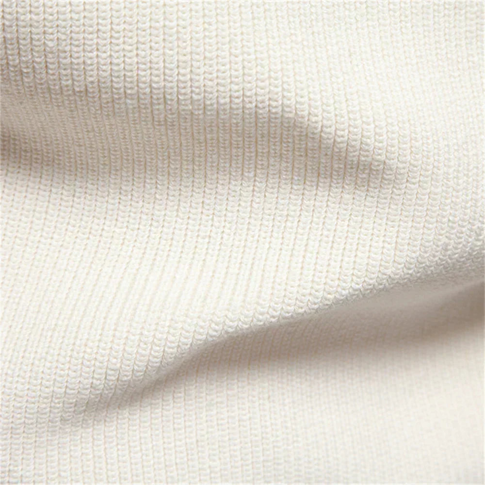 MONVIEL | Mens High-Collar Quarter-Zip Knit