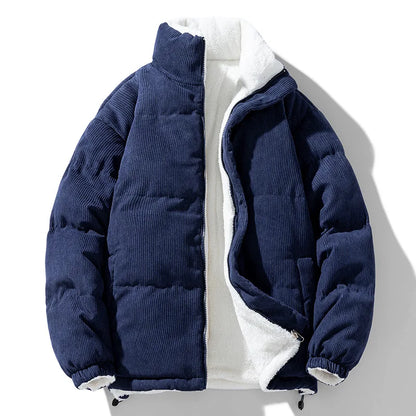 MANSSINO™ | Fleece-Lined Corduroy Puffer