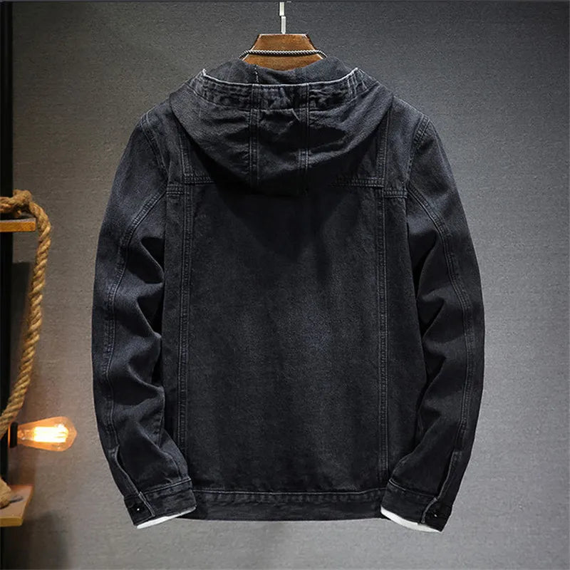 MONVIEL | Retro Denim Hoodie