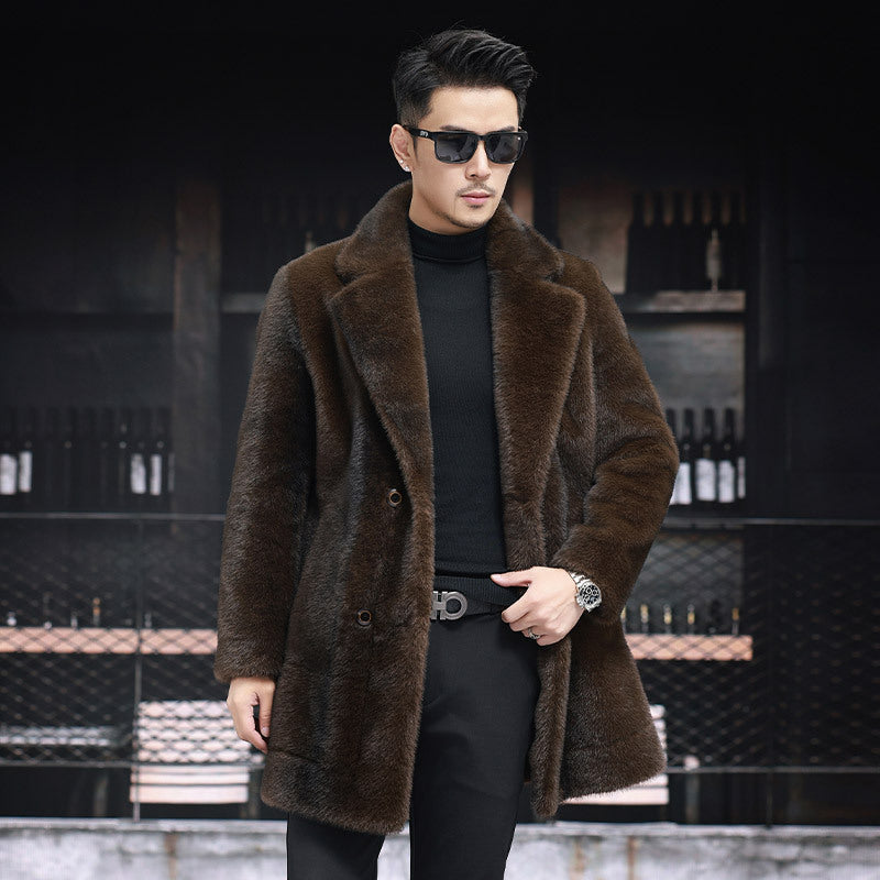 MANSSINO™ | Faux Fur Overcoat