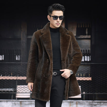 MANSSINO™ | Faux Fur Overcoat