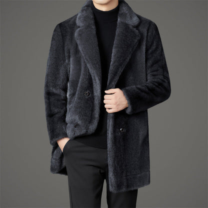 MANSSINO™ | Faux Fur Overcoat