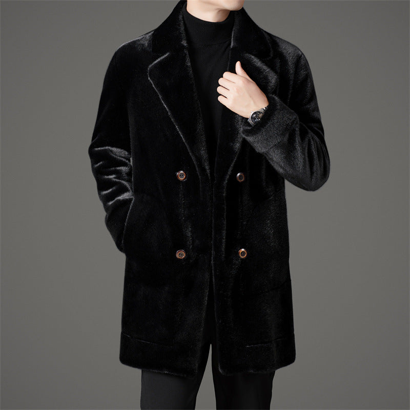 MANSSINO™ | Faux Fur Overcoat