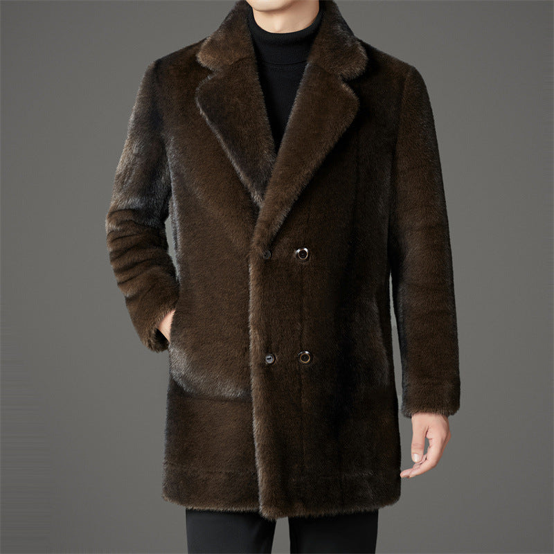 MANSSINO™ | Faux Fur Overcoat