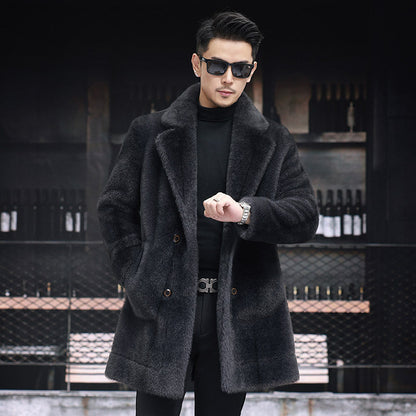 MANSSINO™ | Faux Fur Overcoat
