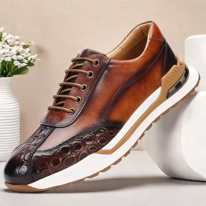MANSSINO™ | Men's Cowhide Leather Orthopaedic Sneaker