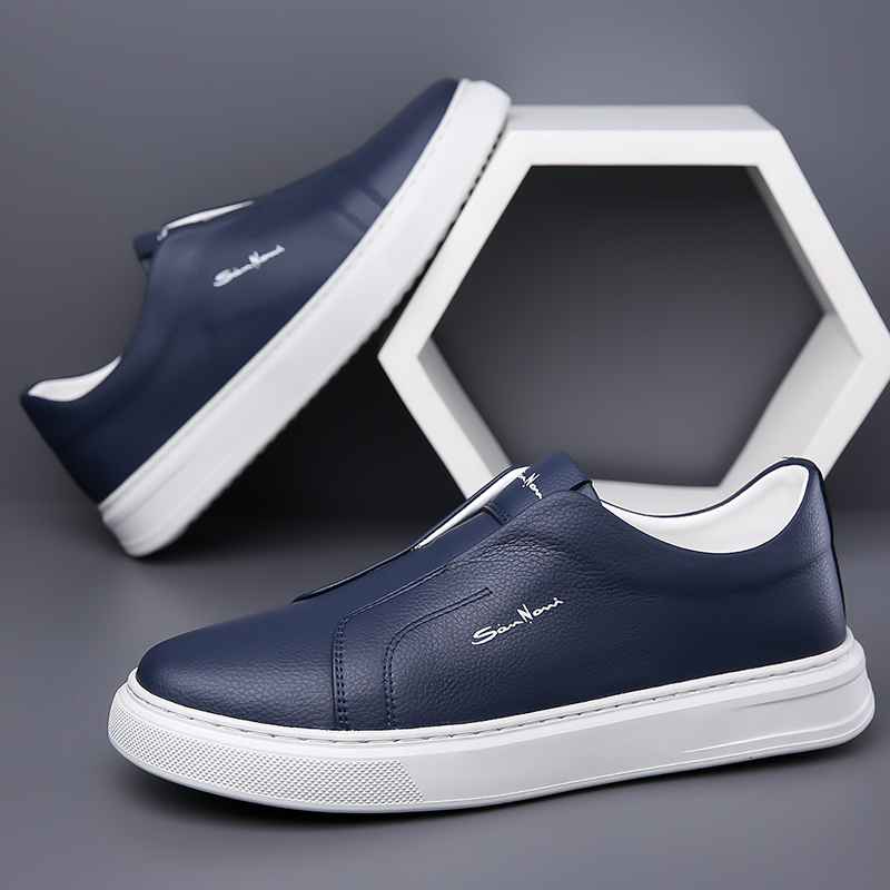 MONVIEL™ | Men's Slip-On Leather Trainers