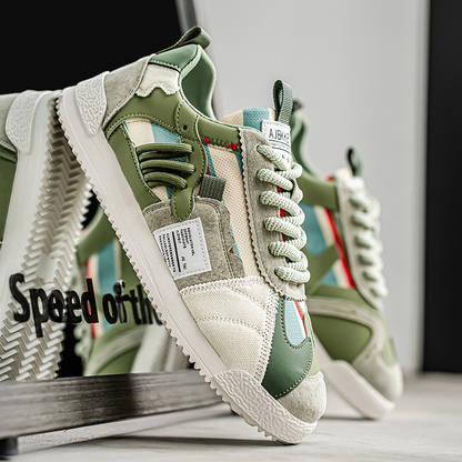 MONVIEL™ | Retro Color-Block Trainers