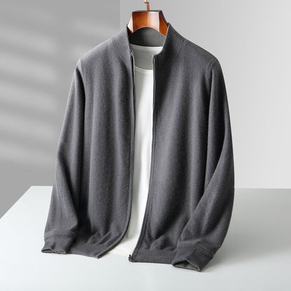 MANSSINO™ | Full-Zip Fine Knit Cardigan