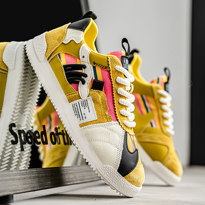 MONVIEL™ | Retro Color-Block Trainers