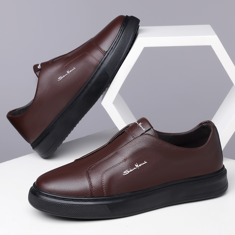 MANSSINO™ | Men's Leather Slip-On Sneaker