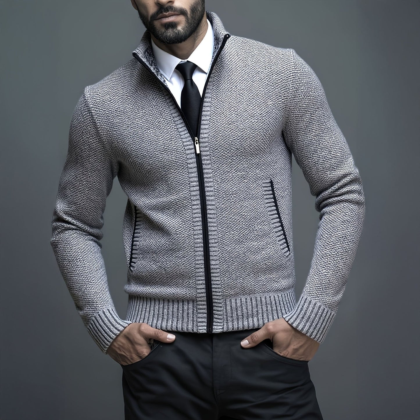 MANSSINO™ | Men's Structured Slim-Fit Zip Gilet