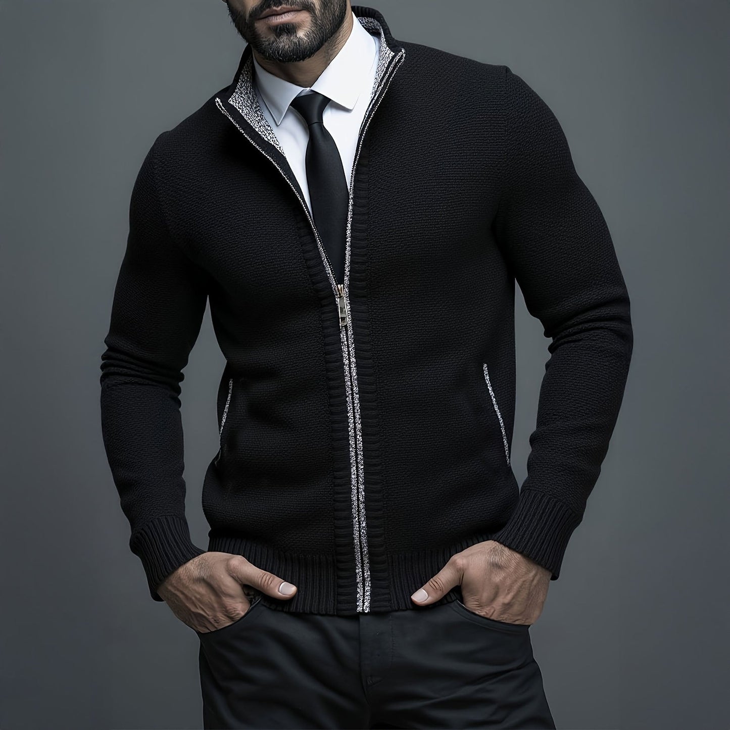 MANSSINO™ | Men's Structured Slim-Fit Zip Gilet