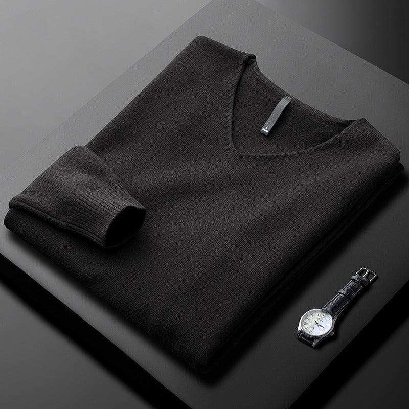 MANSSINO™ | Men's V-Neck Fine Fibre Pullover