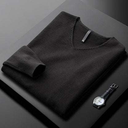 MANSSINO™ | Men's V-Neck Fine Fibre Pullover