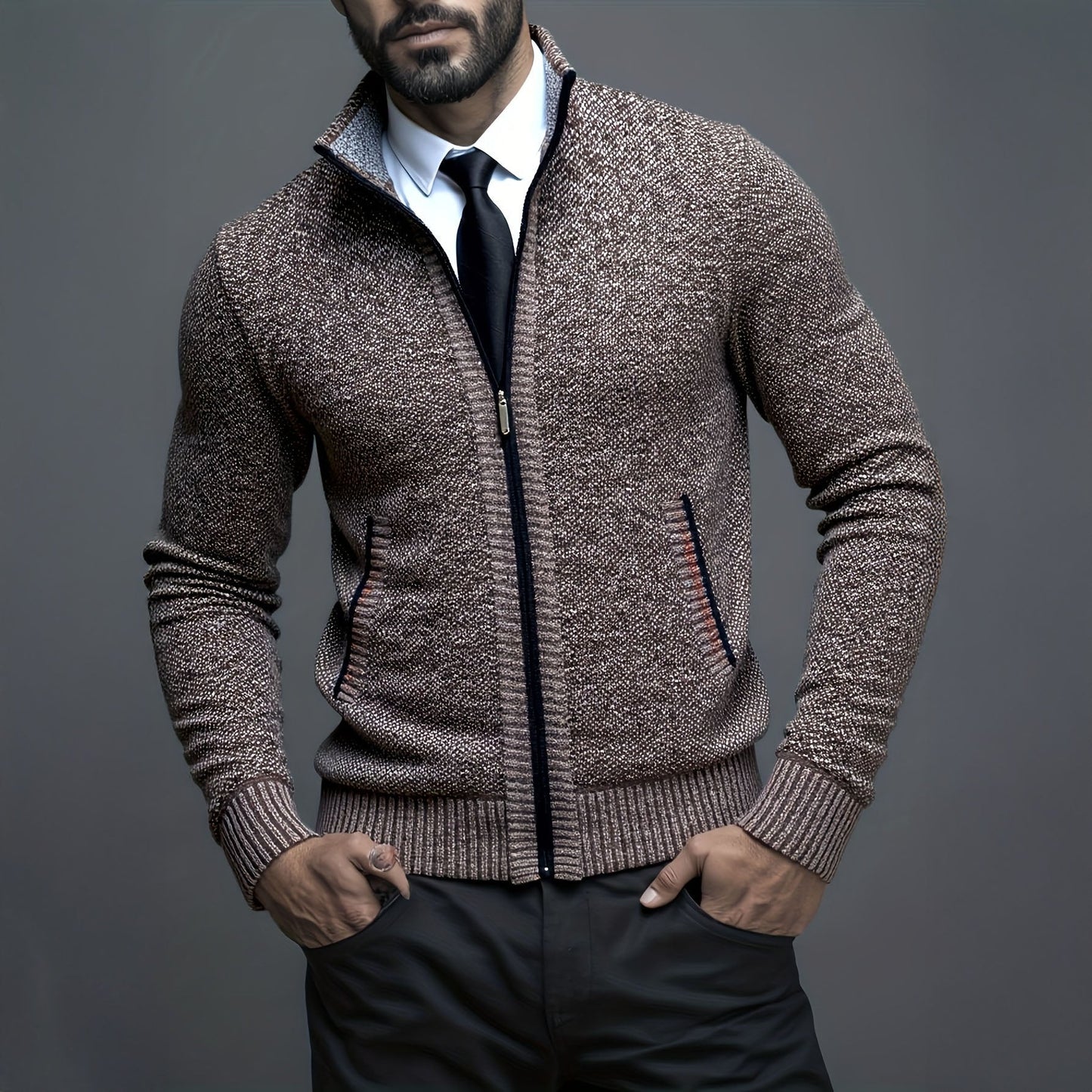 MANSSINO™ | Men's Structured Slim-Fit Zip Gilet