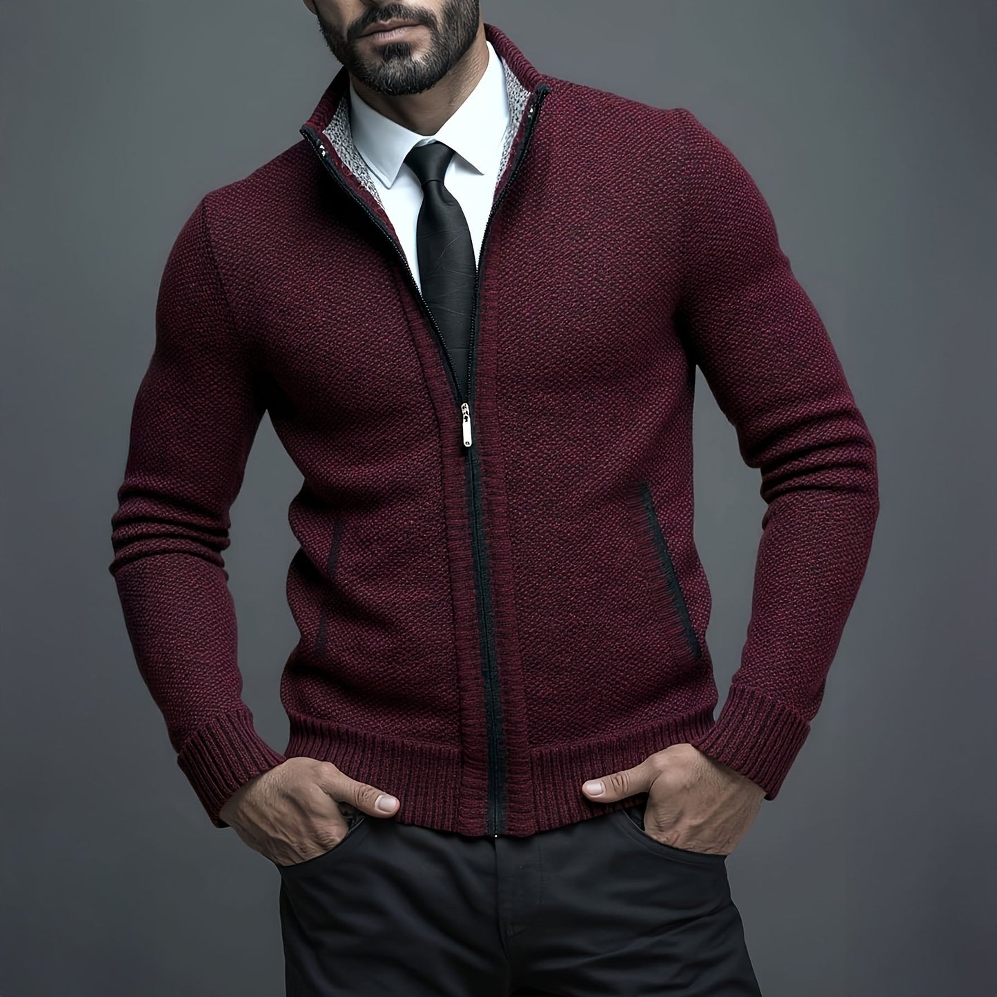 MANSSINO™ | Men's Structured Slim-Fit Zip Gilet