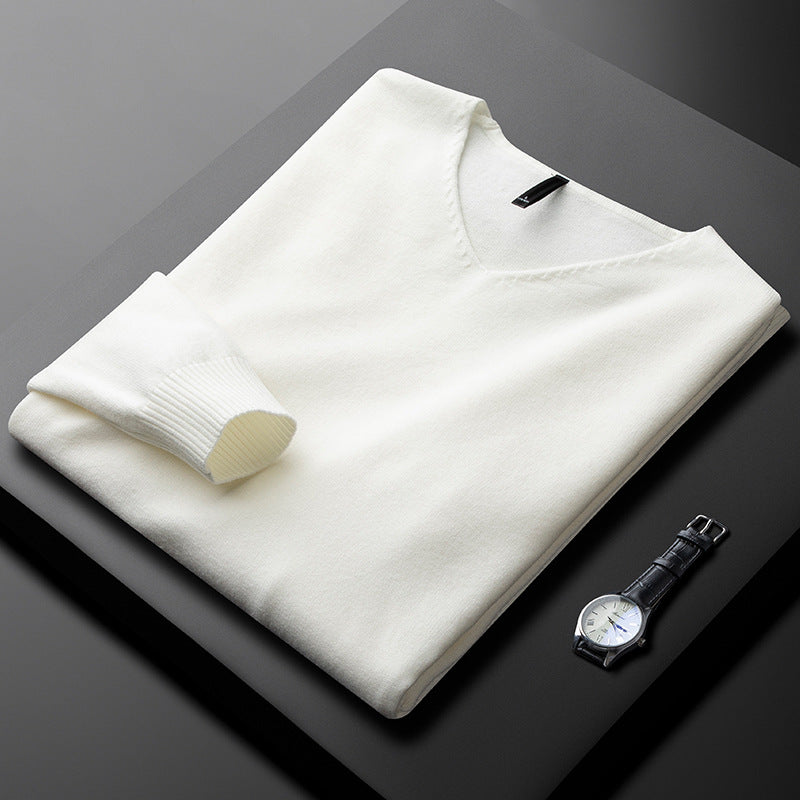 MANSSINO™ | Men's V-Neck Fine Fibre Pullover