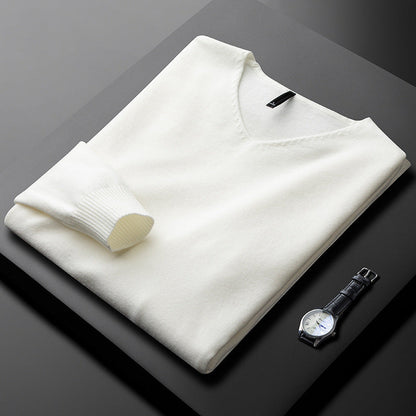 MANSSINO™ | Men's V-Neck Fine Fibre Pullover