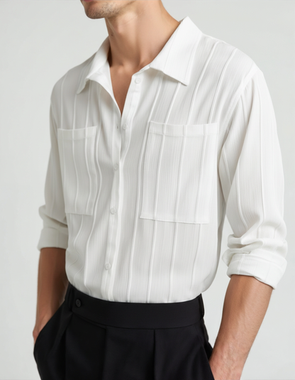Emmanuel™ | Chemise texturée côtelée