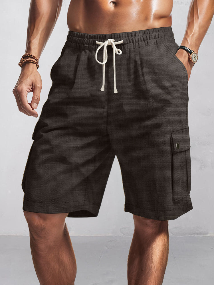 MANSSINO™ | Men's Multi-Pocket Drawstring Cargo Shorts