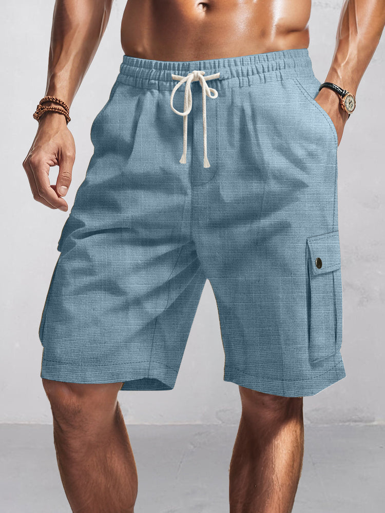 MANSSINO™ | Men's Multi-Pocket Drawstring Cargo Shorts