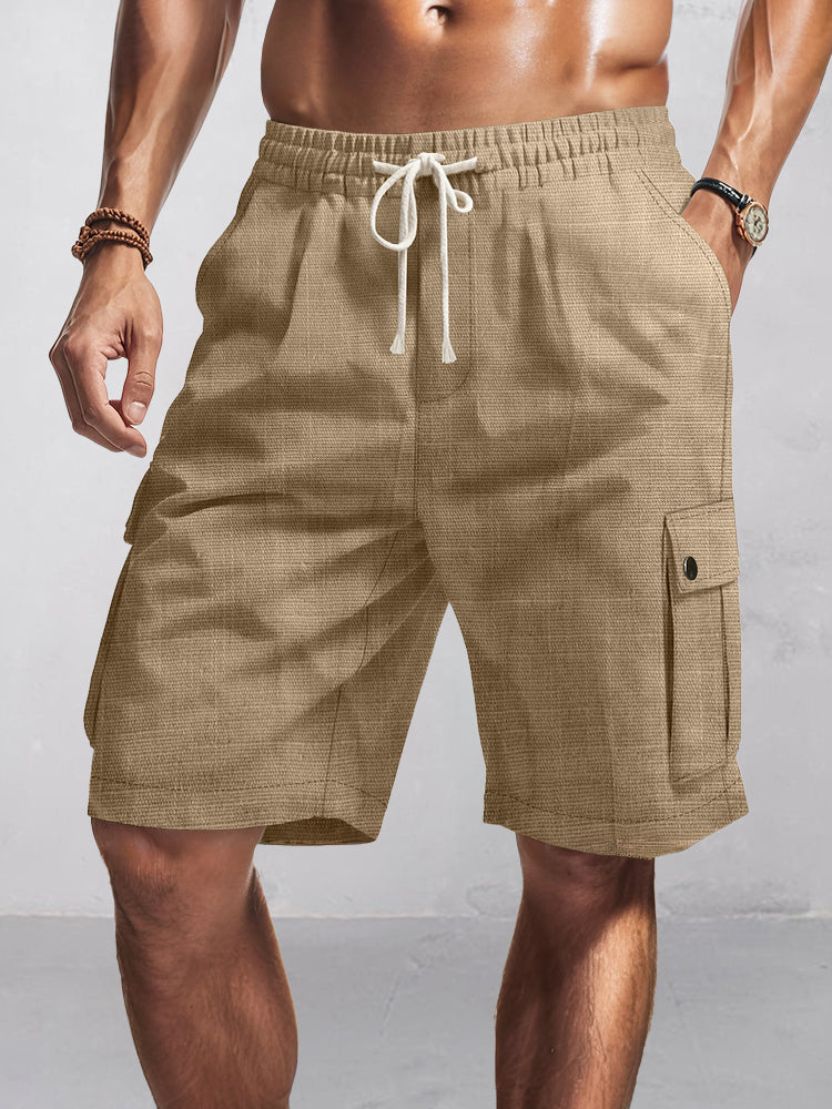 MANSSINO™ | Men's Multi-Pocket Drawstring Cargo Shorts
