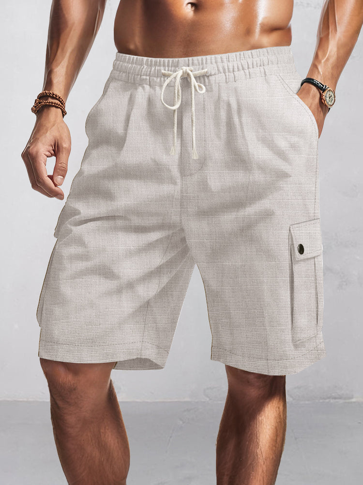 MANSSINO™ | Men's Multi-Pocket Drawstring Cargo Shorts