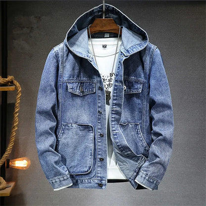 MONVIEL | Retro Denim Hoodie