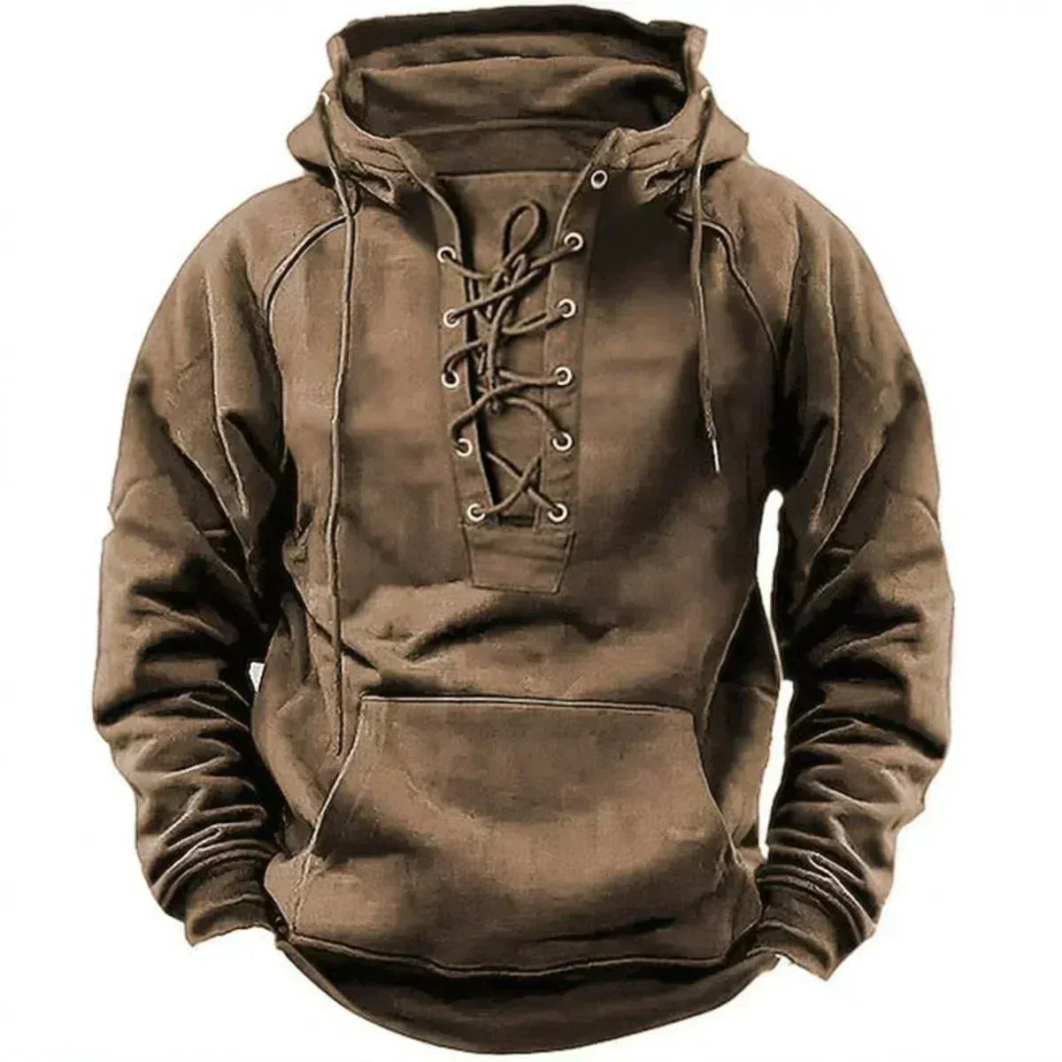 MANSSINO™ | Lace-Up Fleece Winter Hoodie