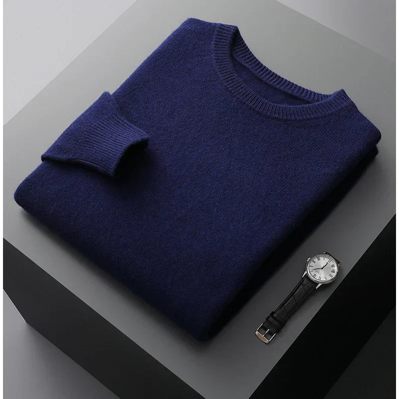 MANSSINO™ | Men's Crew Neck Knit Pullover