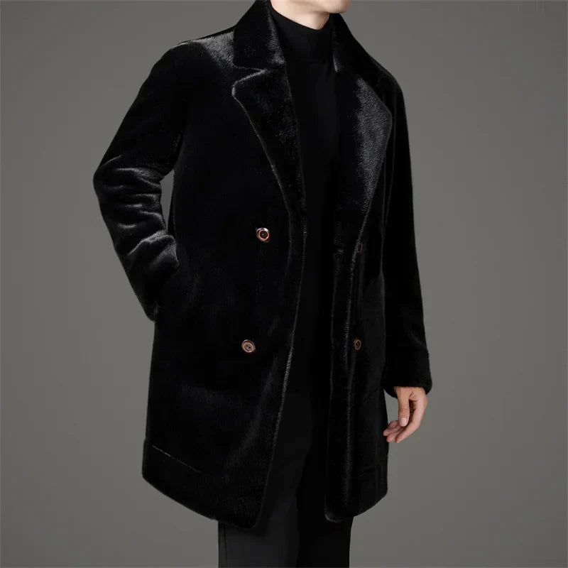 MANSSINO™ | Faux Fur Overcoat