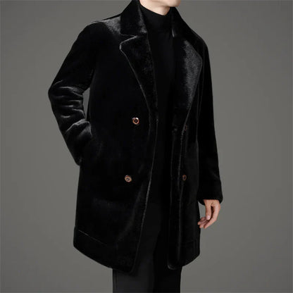 MANSSINO™ | Faux Fur Overcoat