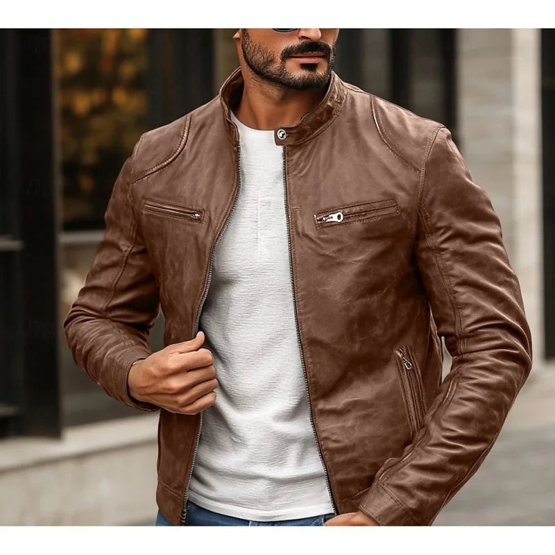 MANSSINO™ | Classic Biker Jacket