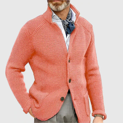 MONVIEL™ | Military-Knit Button Cardigan