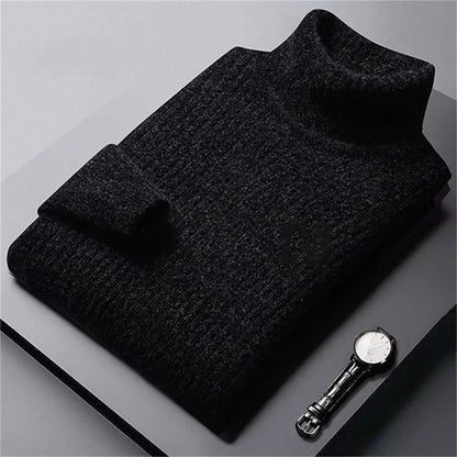 MANSSINO™ | Men's Dense Knit Fitted Turtleneck