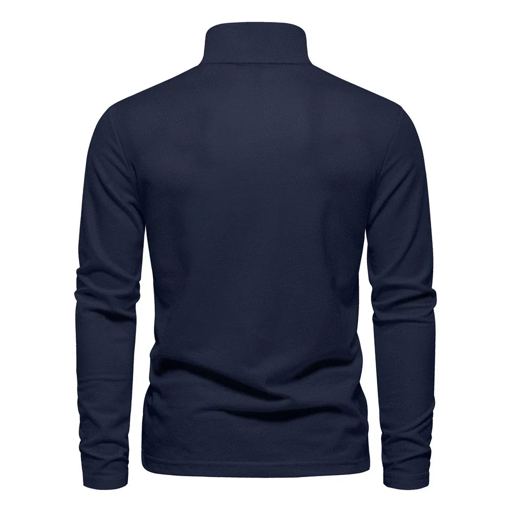 MANSSINO™ | Men's Embroidered Polo Collar Pullover