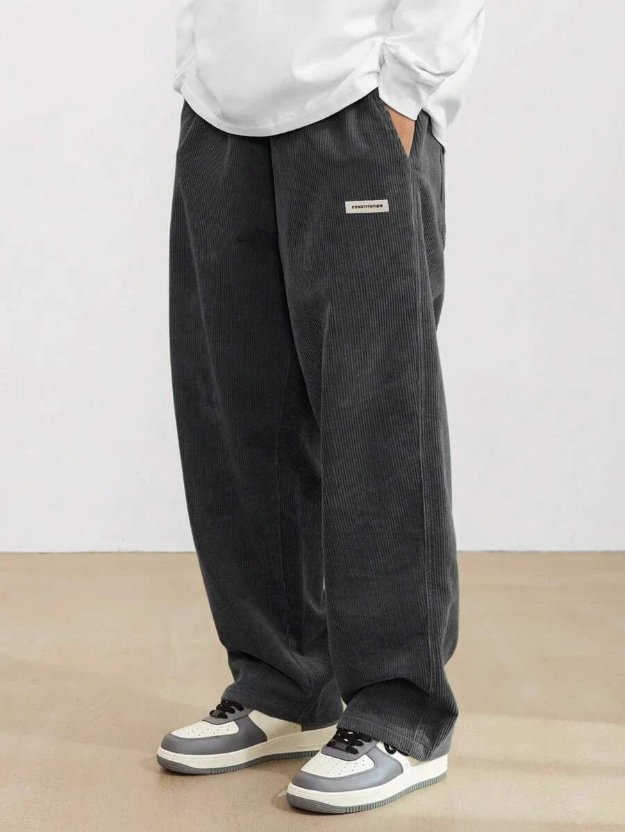 MANSSINO™ | Men's Wide-Leg Corduroy Trousers