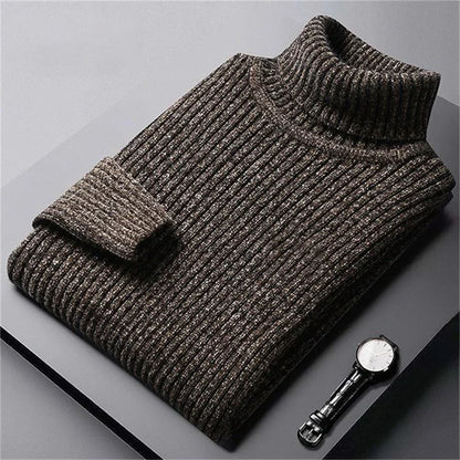 MANSSINO™ | Men's Dense Knit Fitted Turtleneck