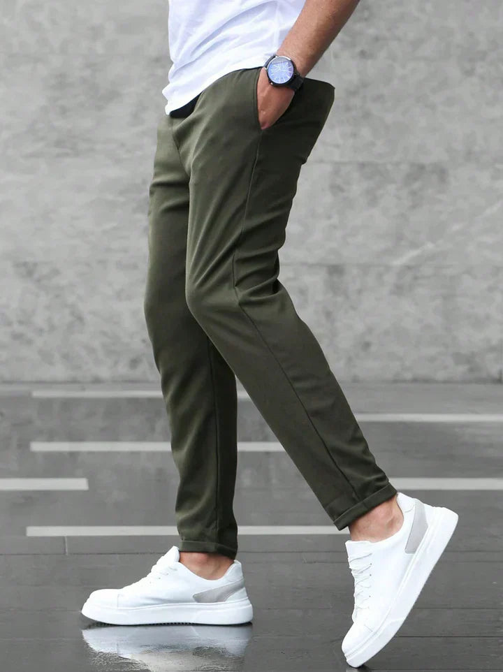 MONVIEL | Slim Stretch Trousers