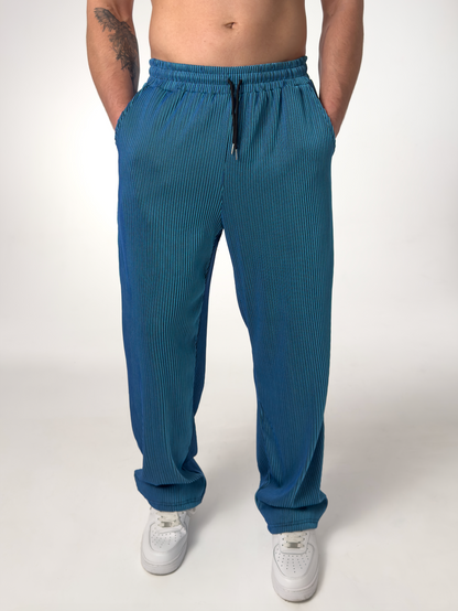 MANSSINO™ | Men's Lightweight Pinstripe Drawstring Trousers