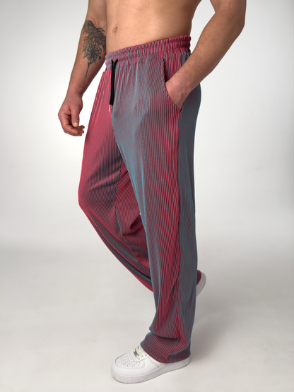 MANSSINO™ | Men's Lightweight Pinstripe Drawstring Trousers