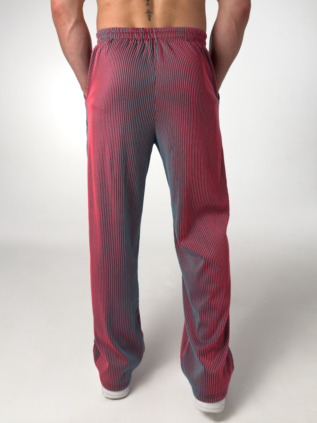 MANSSINO™ | Men's Lightweight Pinstripe Drawstring Trousers