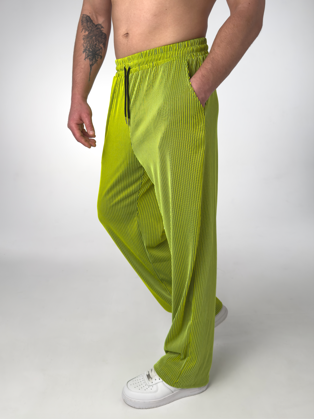 MANSSINO™ | Men's Lightweight Pinstripe Drawstring Trousers