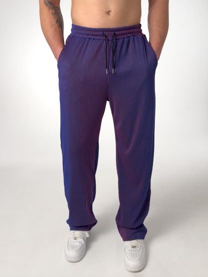 MANSSINO™ | Men's Lightweight Pinstripe Drawstring Trousers